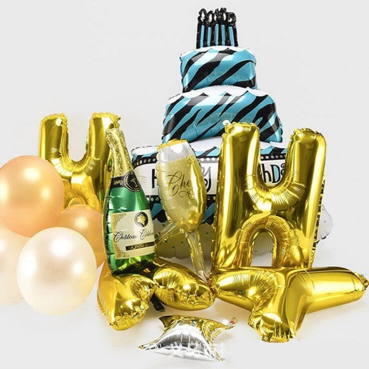 Birthday Party Layout Letter Aluminum Film Balloon Decoration Set(Style Three) - Balloons by buy2fix | Online Shopping UK | buy2fix