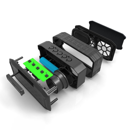 F8 IP67 Waterproof Outdoor Sports Wireless Card Bluetooth Speaker(Black) - Waterproof Speaker by buy2fix | Online Shopping UK | buy2fix