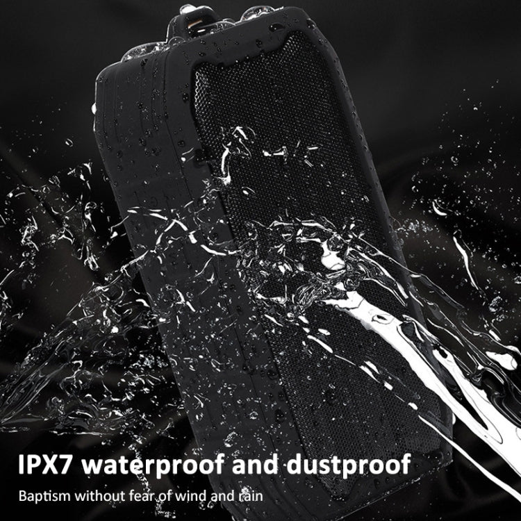 F8 IP67 Waterproof Outdoor Sports Wireless Card Bluetooth Speaker(Black) - Waterproof Speaker by buy2fix | Online Shopping UK | buy2fix