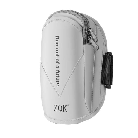 ZQK Sports Reflective Arm Bag Night Running Mobile Phone Arm Bag Is Suitable For Mobile Phones Under 6 Inches(Reflective Gray) - 4.0 ~ 5.5 inch by buy2fix | Online Shopping UK | buy2fix