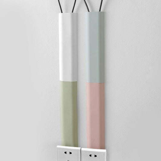 BF1805 5 PCS Plastic Concealed Cable Stick-On Cable Management Box(Green) by buy2fix