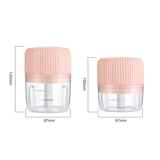 Household Vegetable Cutting Electric USB Garlic Masher Baby Mini Cooking Machine Baby Food Supplement Machine, Style:100ml(Pink) by buy2fix