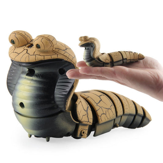 7702 Infrared Remote Control Simulation Cobra Tricky Toy(Gray) by buy2fix