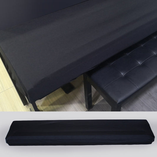 Water-Repellent Opening Electronic Keyboard Cover Oxford Cloth Dust Cover Drawstring Keyboard Instrument Cover, Size: 88 Key Black 124x49x36cm by buy2fix