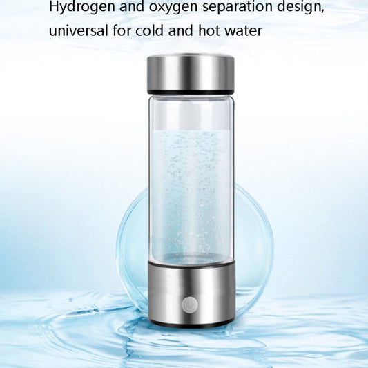 Portable Electrolyzed Water Cups Hydrogen-Rich Water Cups, Capacity: 420ml(Silver) by buy2fix