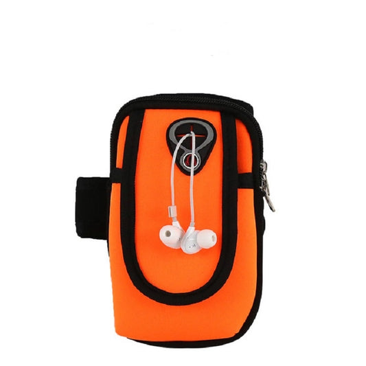 Running Mobile Phone Arm Bag Sports Mobile Phone Arm Sleeve(Orange) - Other by buy2fix | Online Shopping UK | buy2fix