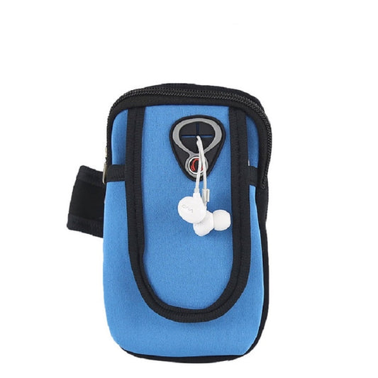 Running Mobile Phone Arm Bag Sports Mobile Phone Arm Sleeve(Light Blue) - Other by buy2fix | Online Shopping UK | buy2fix