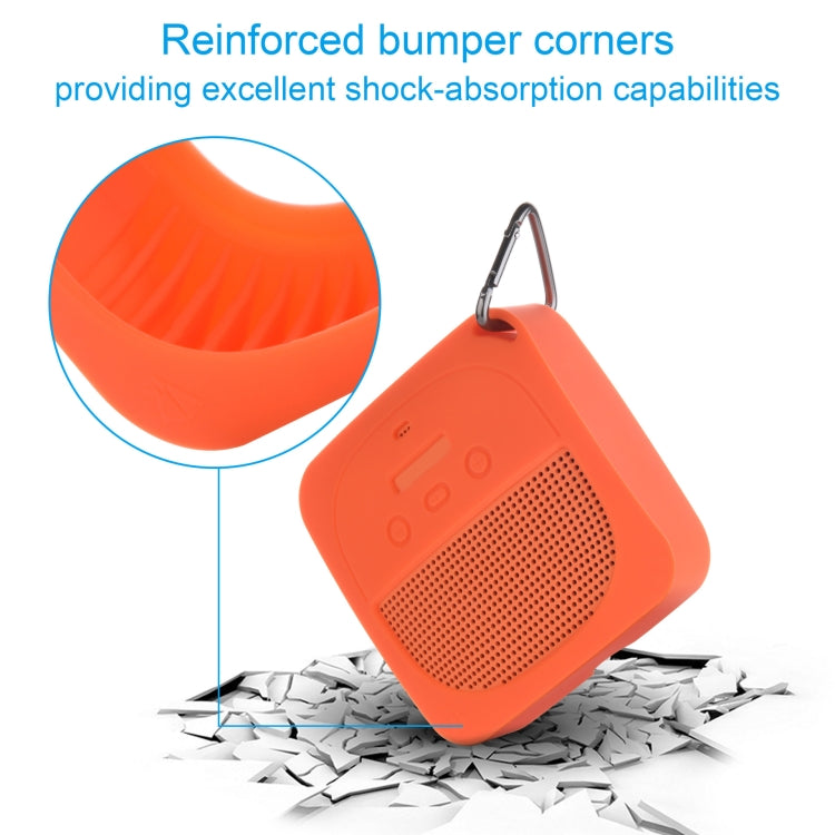 For Bose Soundlink Micro Anti-Drop Silicone Audio Storage Protective Cover (Orange) - Protective Case by buy2fix | Online Shopping UK | buy2fix