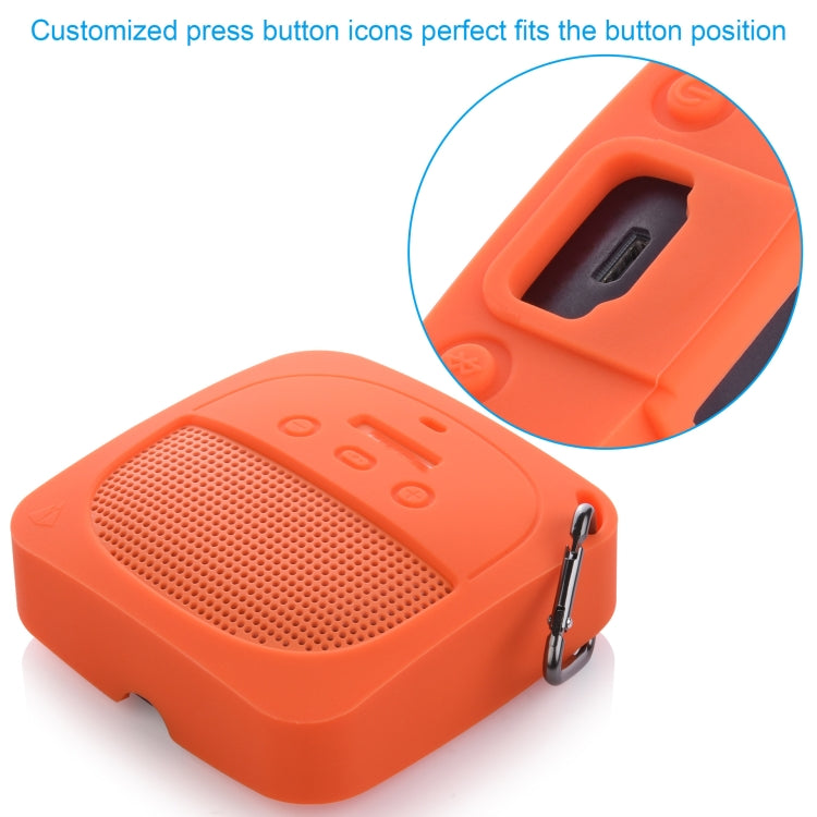 For Bose Soundlink Micro Anti-Drop Silicone Audio Storage Protective Cover (Orange) - Protective Case by buy2fix | Online Shopping UK | buy2fix