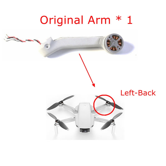 For DJI Mavic Mini Drone Arm With Motor Repair Parts (Left Rear Arm) - DJI Mini Series by buy2fix | Online Shopping UK | buy2fix