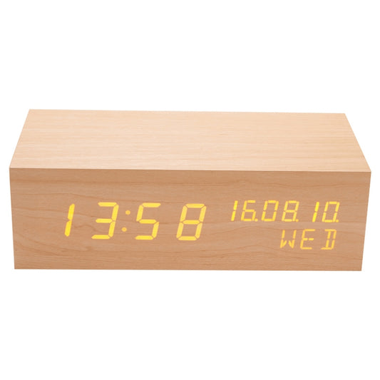 Wooden Clock Bluetooth Speaker(Bluetooth Audio Quality) - Desktop Speaker by buy2fix | Online Shopping UK | buy2fix