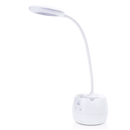 Deli 4326 Three-gear Adjustable Ring USB Charging Desk Lamp with Pen Holder by Deli