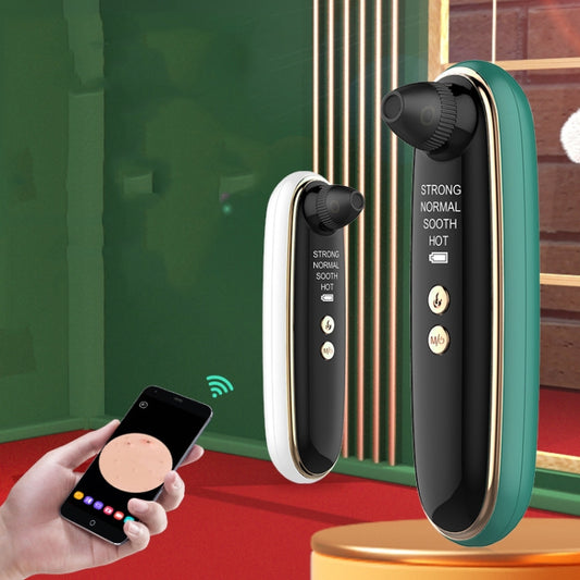 Visualized Hot Compress Blackhead Suction Device Pore Cleaner and Bubble Export Instrument(White) by buy2fix