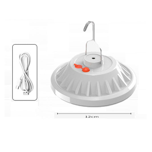 V60 30 LEDs UFO Rechargeable Light Household Emergency Light Bulb Outdoor Camping Night Market Stall Light by buy2fix