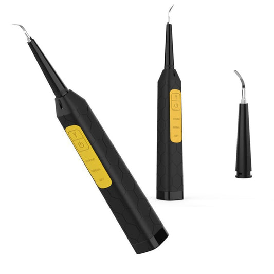 JYQ-023 Oral Tooth Cleaning and Care Tool Household Electric Dental Instrument for Removing Yellow Teeth and Tobacco Stains(Black + Tooth Surface Cleaning Head) by buy2fix