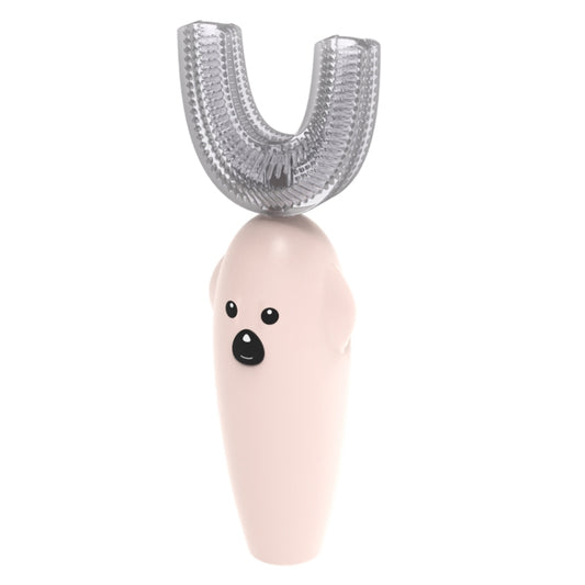 U-Shaped Children Ultrasonic Electric Toothbrush Disinfection And Drying Dmart Toothbrush(Pink) by buy2fix