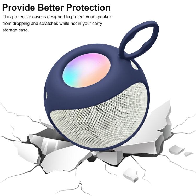Speaker Protective Cover Home Audio Soft Silicone Protective Case For Apple HomePod Mini(Dark Green) - Protective Case by buy2fix | Online Shopping UK | buy2fix