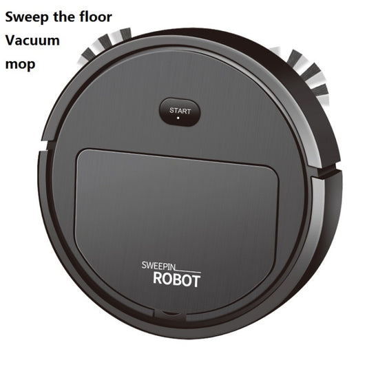 Household Automatic Smart Charging Sweeping Robot, Specification: 3 in 1(Black) by buy2fix