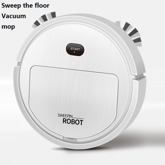 Household Automatic Smart Charging Sweeping Robot, Specification: 3 in 1(White) by buy2fix