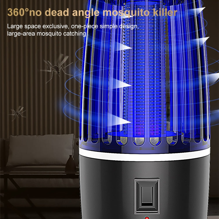 ALE-MWD-008 Home Bedroom Mute Mosquito Trap Mosquito Lamp Outdoor Non-Radiation Fly Mosquito Repellent, Product specifications: Charging Type 2000 MAH(Black) by buy2fix