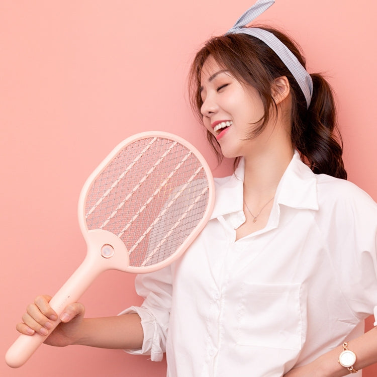 LED Mosquito Swatter USB Mosquito Killer, Colour: White (Without Base) by buy2fix