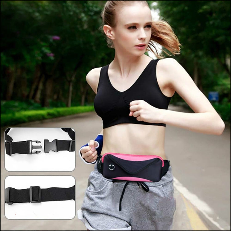 Sports Running Mobile Phone Waterproof Waist Bag, Specification:iPhone Universal(Pink) - Other by buy2fix | Online Shopping UK | buy2fix