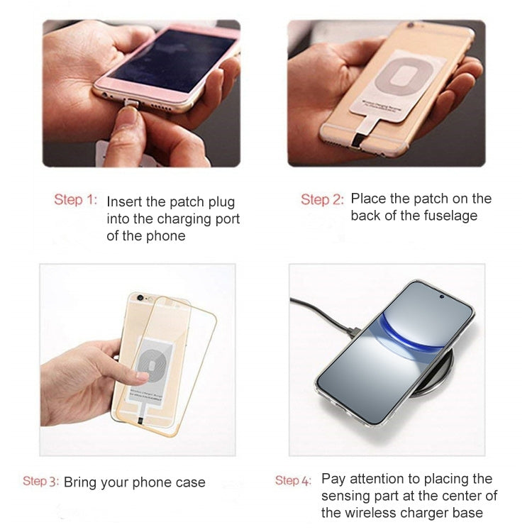 Wireless Charging Receiver Mobile Phone Charging Induction Coil Patch(Domestic For iPhone Receiver) by buy2fix