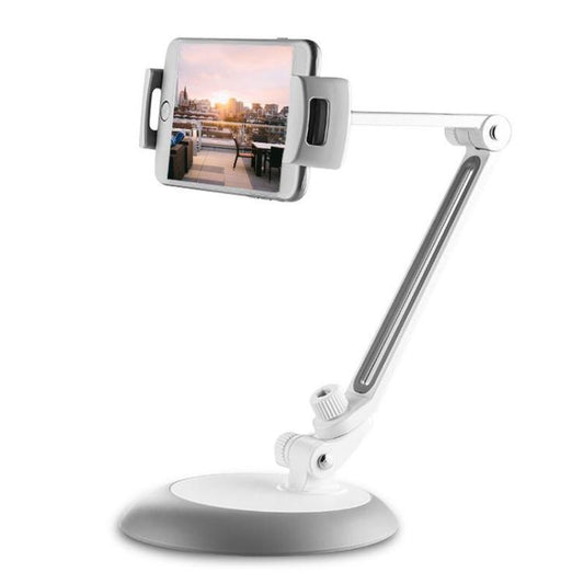 FD1 Adjustable Desktop Computer Bracket Cantilever Support Mobile Phone Lazy Bracket(White) - Desktop Holder by buy2fix | Online Shopping UK | buy2fix