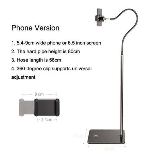 SSKY L6 Bedside Sofa Live Landing Phone Tablet Computer Bracket, Style: Phone Version (Black) by SSKY