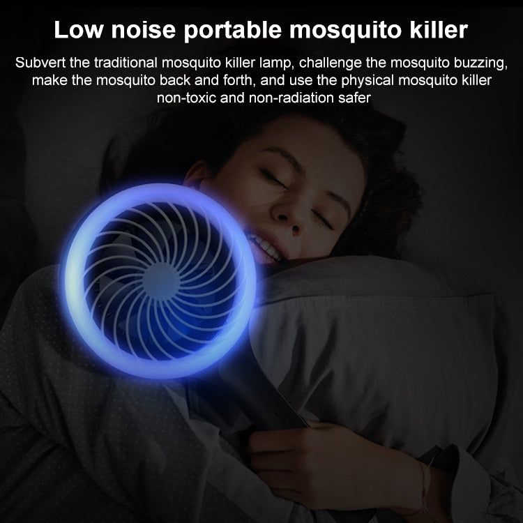 Household Mosquito Swatter And Mosquito Lamp Inhalation Type Outdoor Mosquito Repellent, Colour: Mosquito Swatter White by buy2fix