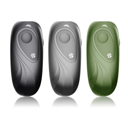 Portable Dog Repeller Adjustable Frequency Ultrasonic Dog Training Device(Gray) by buy2fix