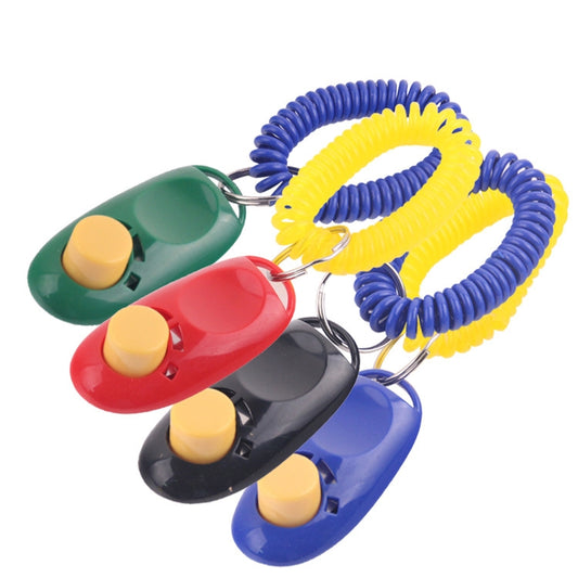 5 PCS Dog Training Clicker Pet Vocalization Cat And Dog Training Device Pet Training Supplies(Random Color Delivery) by buy2fix