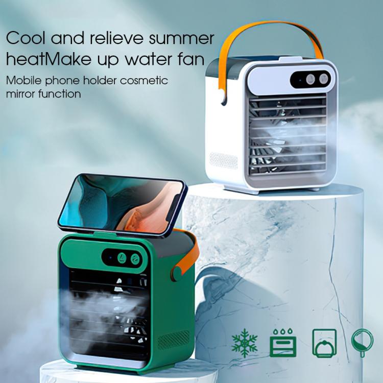 USB Mini Refrigeration And Humidification Air Conditioner Desktop Water-cooled Fan(White) - Electric Fans by buy2fix | Online Shopping UK | buy2fix