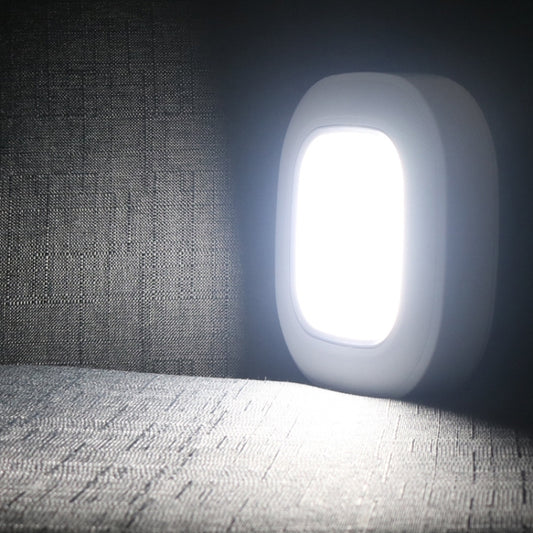 1145 Human Body Induction Ceiling Light Wireless Installation Battery Ceiling Lamp(White Shell White Light) by buy2fix