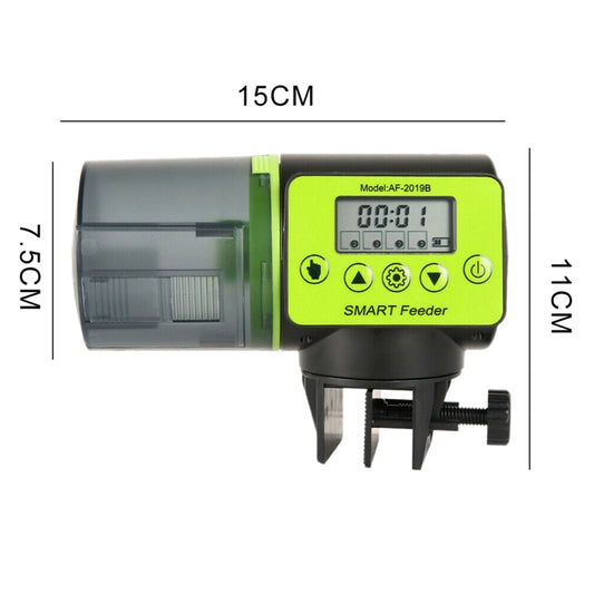 AquaBlue Fish Tank Intelligent Timing Automatic Feeder Aquarium Goldfish Feeder Large Capacity Fish Feeder,Model: AF-2019B English Version - Feeders by buy2fix | Online Shopping UK | buy2fix