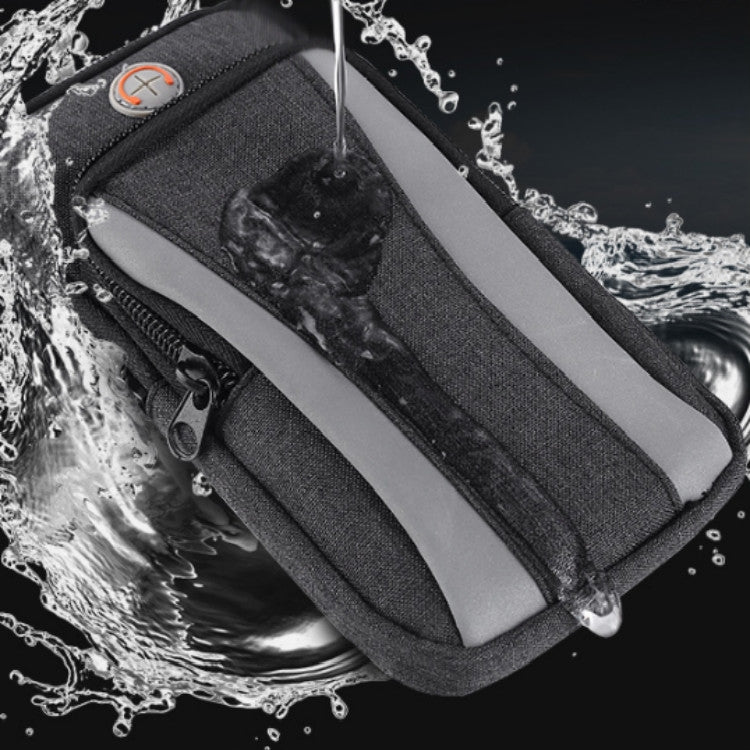 Oxford Cloth Waterproof Sports Running Fitness Wrist Arm Band for Smartphones 6 inch(Blue) - Other by buy2fix | Online Shopping UK | buy2fix