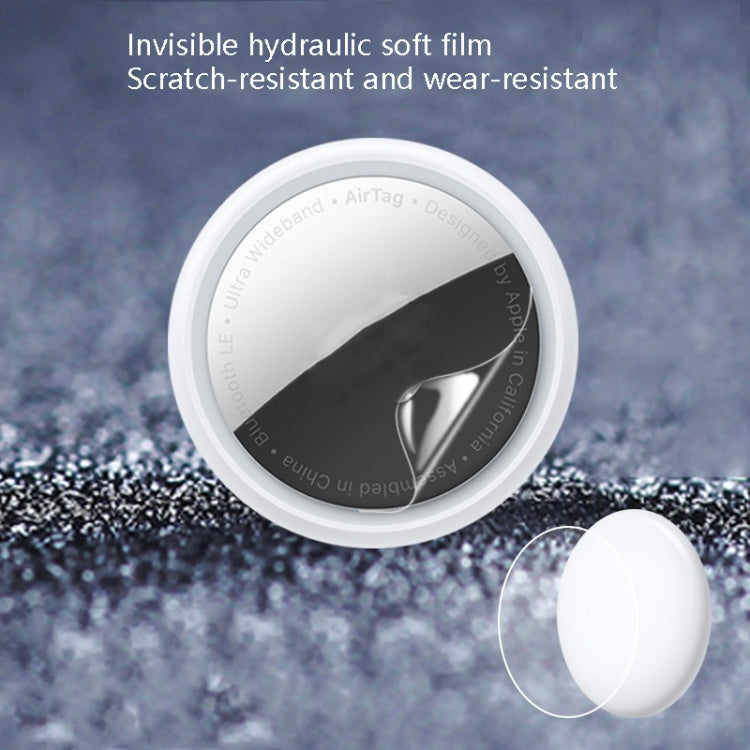 50 Pairs HD Front + Back Hydrocoagulant Film Protective Film For AirTag - Other by buy2fix | Online Shopping UK | buy2fix