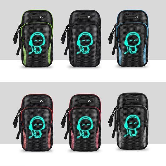 2 PCS Running Mobile Phone Arm Bag Sports Wrist Bag Universal For Mobile Phones Within 6 Inche, Colour: Green Doll - 5.5~6.5 inch by buy2fix | Online Shopping UK | buy2fix