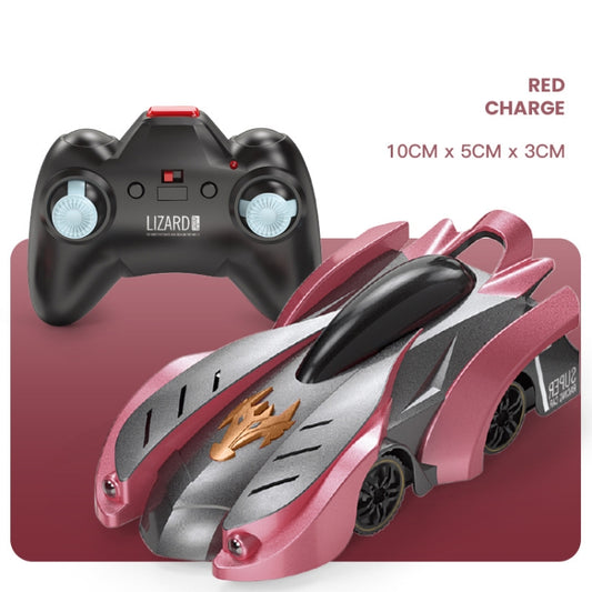 Remote Control Wall Climbing Car Mini Electric Remote Control Car Children Toy(Red Charge Handle RC Edition) by buy2fix