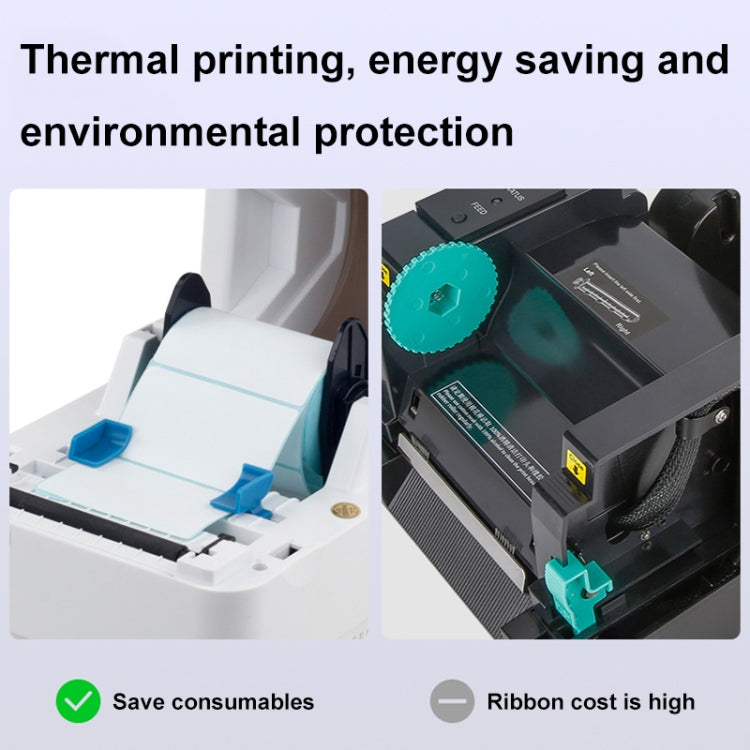 Xprinter XP-320B 80mm Thermal Barcode Supermarket Cashier Label Printer, Spec: USB+Bluetooth(UK Plug) - Receipt Printers by Xprinter | Online Shopping UK | buy2fix