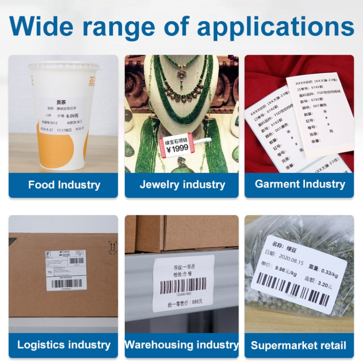 Xprinter XP-320B 80mm Thermal Barcode Supermarket Cashier Label Printer, Spec: USB+Bluetooth(UK Plug) - Receipt Printers by Xprinter | Online Shopping UK | buy2fix