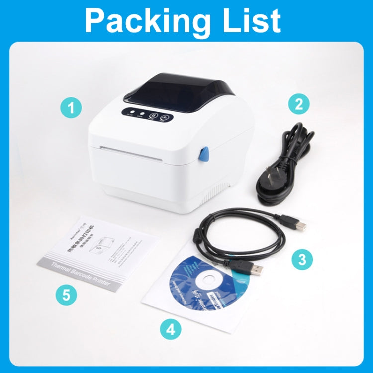 Xprinter XP-320B 80mm Thermal Barcode Supermarket Cashier Label Printer, Spec: USB+Bluetooth(UK Plug) - Receipt Printers by Xprinter | Online Shopping UK | buy2fix