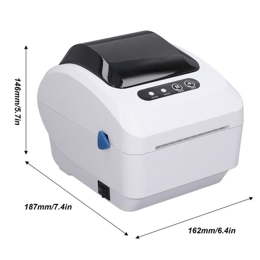 Xprinter XP-320B 80mm Thermal Barcode Supermarket Cashier Label Printer, Spec: USB+Bluetooth(US Plug) by Xprinter