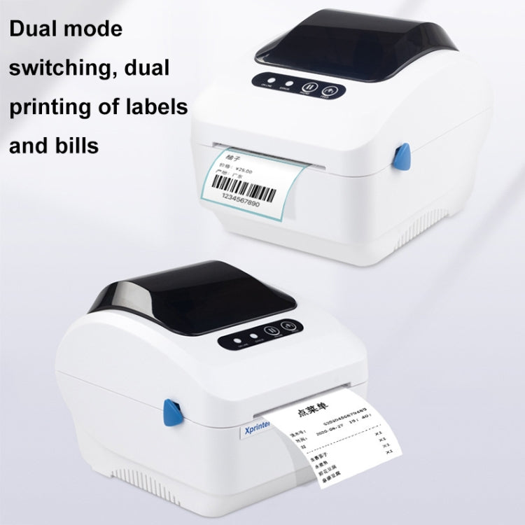 Xprinter XP-320B 80mm Thermal Barcode Supermarket Cashier Label Printer, Spec: USB+Bluetooth(UK Plug) - Receipt Printers by Xprinter | Online Shopping UK | buy2fix