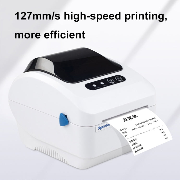 Xprinter XP-320B 80mm Thermal Barcode Supermarket Cashier Label Printer, Spec: USB+Bluetooth(UK Plug) - Receipt Printers by Xprinter | Online Shopping UK | buy2fix