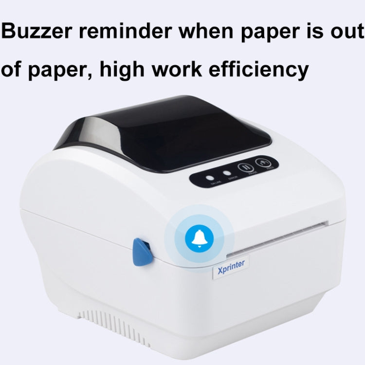 Xprinter XP-320B 80mm Thermal Barcode Supermarket Cashier Label Printer, Spec: USB+Bluetooth(UK Plug) - Receipt Printers by Xprinter | Online Shopping UK | buy2fix