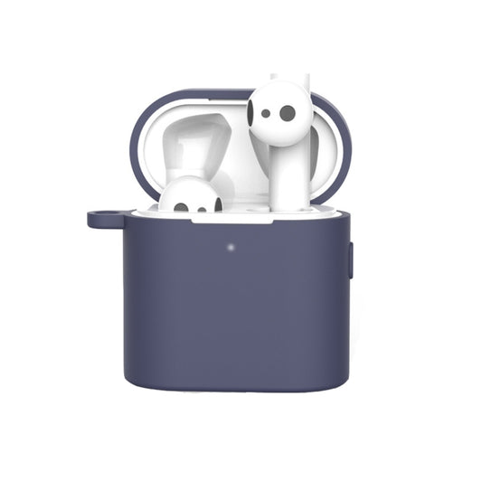3 PCS For Xiaomi Air 3 in 1 Earphone Silicone Protective Case + Anti-lost Rope + Hook Set(Blue) by buy2fix