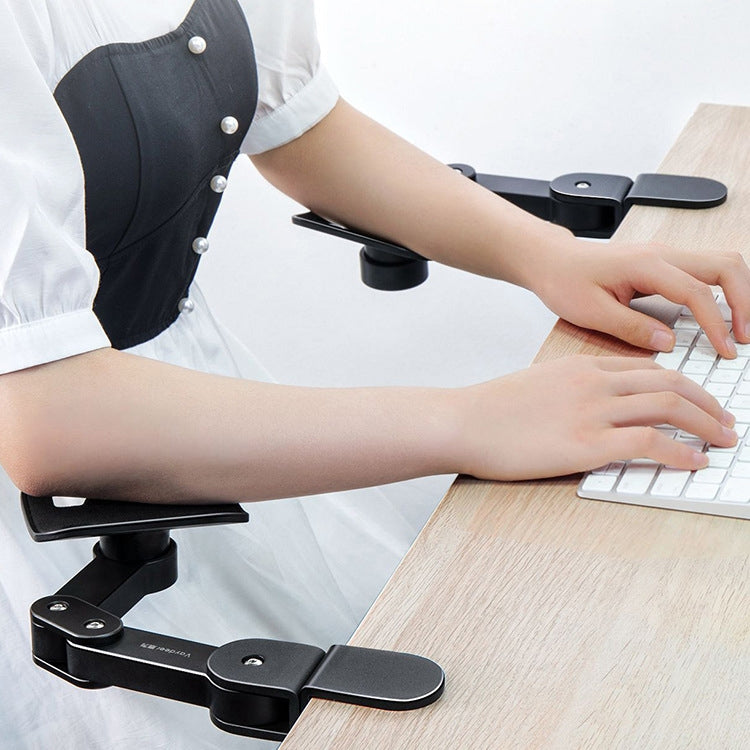 Vaydeer TJ2011 Computer Hand Bracket Mouse Pad Metal Lazy Arm Support Cantilever Wrist Pad(Black) - Other by Vaydeer | Online Shopping UK | buy2fix