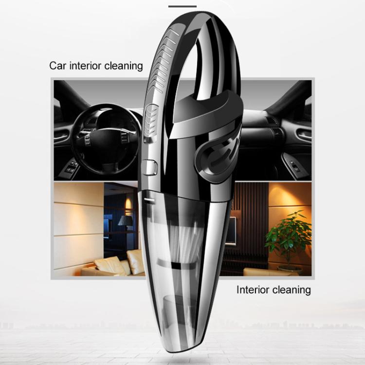 Wet And Dry Handheld High-Power Portable Car Vacuum Cleaner R-6052C Vacuum Cleaner with USB Cable (Black) - Vacuum Cleaner by buy2fix | Online Shopping UK | buy2fix