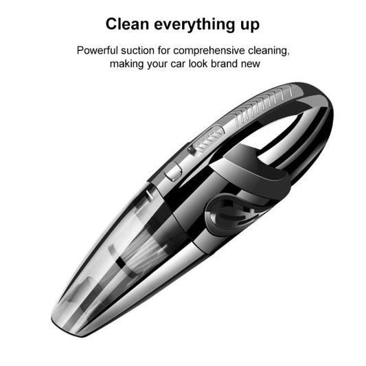 Wet And Dry Handheld High-Power Portable Car Vacuum Cleaner R-6052C Vacuum Cleaner with USB Cable (Black) - Vacuum Cleaner by buy2fix | Online Shopping UK | buy2fix